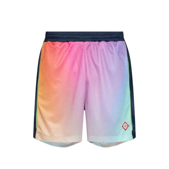 Casablanca Men Shorts With Faded Effect And Logo